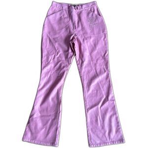 Vintage Y2K Xhilaration Pink Flare Pants Women’s 25 Festival Concert Coachella